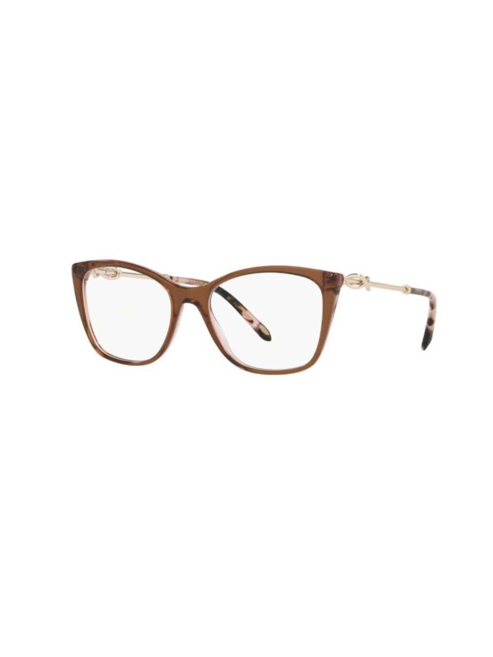 Tiffany & Co. Reading Glasses TF 2160-B 8255 54-17 Brown & Gold Frames Readers - Picture 1 of 3